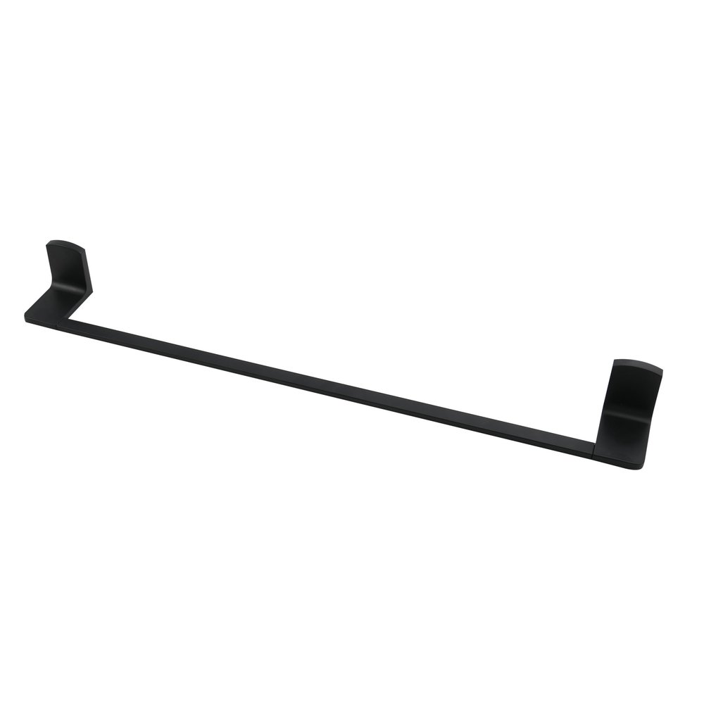 Spirella Taku Matt-Black 60cm Towel Rail, Black Matte, 60 cm