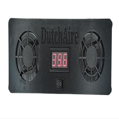 Dutchaire RV Refrigerator Fin Fan with Fridge Temperature Readout