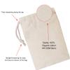 BigLotBags Premium Cotton Muslin Bags, 100% Organic Cotton with Single Drawstring. Premium Quality Reusable Eco-Friendly Natural Muslin Bags. (100, 18 x 20 Inches) view 2