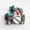3D Cyprus Fridge Magnet Travel Souvenir Gift Home Kitchen Decoration Magnetic Sticker Refrigerator Magnet Collection view 2