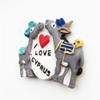 3D Cyprus Fridge Magnet Travel Souvenir Gift Home Kitchen Decoration Magnetic Sticker Refrigerator Magnet Collection view 3