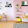 Blulu 8 Pcs Acrylic Floating Shelf, Invisible Wall Mounted Shelf for Book Plants Picture Makeup Record Display in Living Room, Bathroom, Bedroom, Kitchen, Office(14 x 5 x 2 Inches,Black) view 2