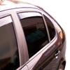 ClimAir Car Comfort Window Visors Master Dark (rear) compatible with Peugeot 208/e-208 II 5-doors 2019-; Set of 2; Dark; Premium Cast Acrylic Glass view 1