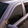 ClimAir Car Comfort Window Visors Dark Compatible with Subaru Solterra 2022- & Toyota bZ4X 2021- view 1