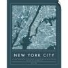 CANVAS ON DEMAND Navy Minimal City Map of New York City Wall Decal, New York City Artwork view 1