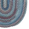 Capel American Heritage Barn Blue 2' 0" X 9' 0" Runner Oval Braided Rug view 3