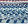Capel American Heritage Barn Blue 2' 0" X 9' 0" Runner Oval Braided Rug view 4