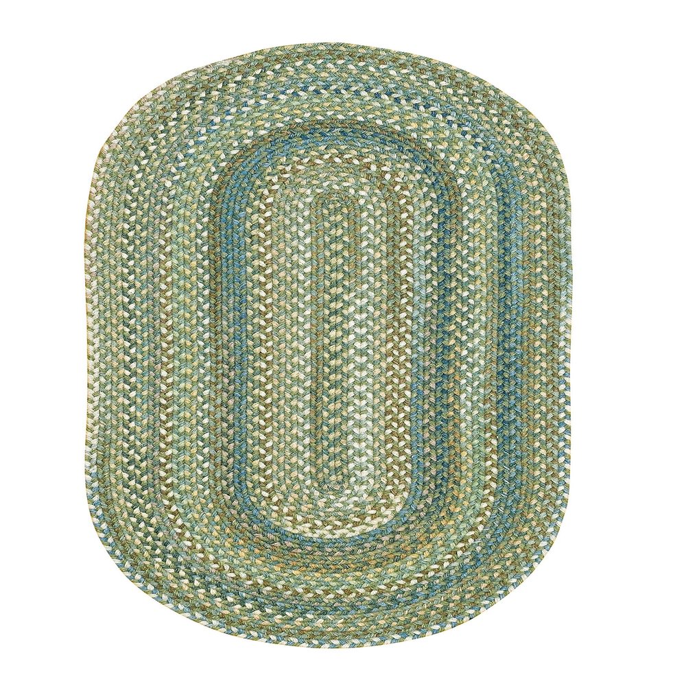 Capel American Heritage Sage 2'0"X4'0" Oval Braided Rug