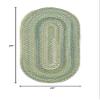 Capel American Heritage Sage 2'0"X4'0" Oval Braided Rug view 3