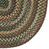 Capel American Heritage Green Multi 5'0"X8'0" Oval Braided Rug view 4