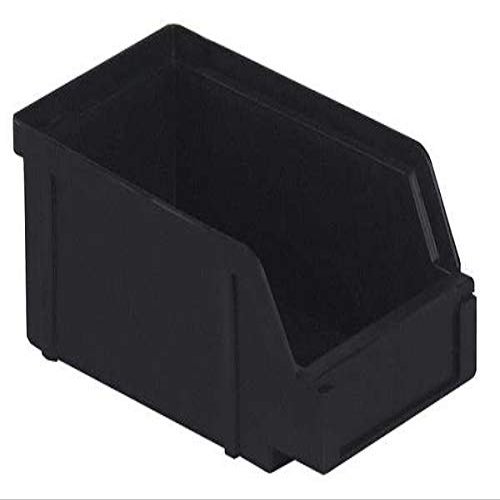 Black Conductive Stack and Hang Bin,7"L x 4"W x 3"H