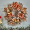 24 in. Champange Gold and Rose Gold Mangolia Wreath view 2