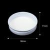 Patelai 36 Pcs 38 mm White Growler Caps Lids, Tinplate Metal Screw Caps with White Filling Glue Fits for Most 1/2 and 1 Gallon Jugs view 2