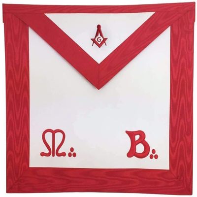 Regalia Lodge Masonic Master Mason MB Apron Square Compass (Standard)