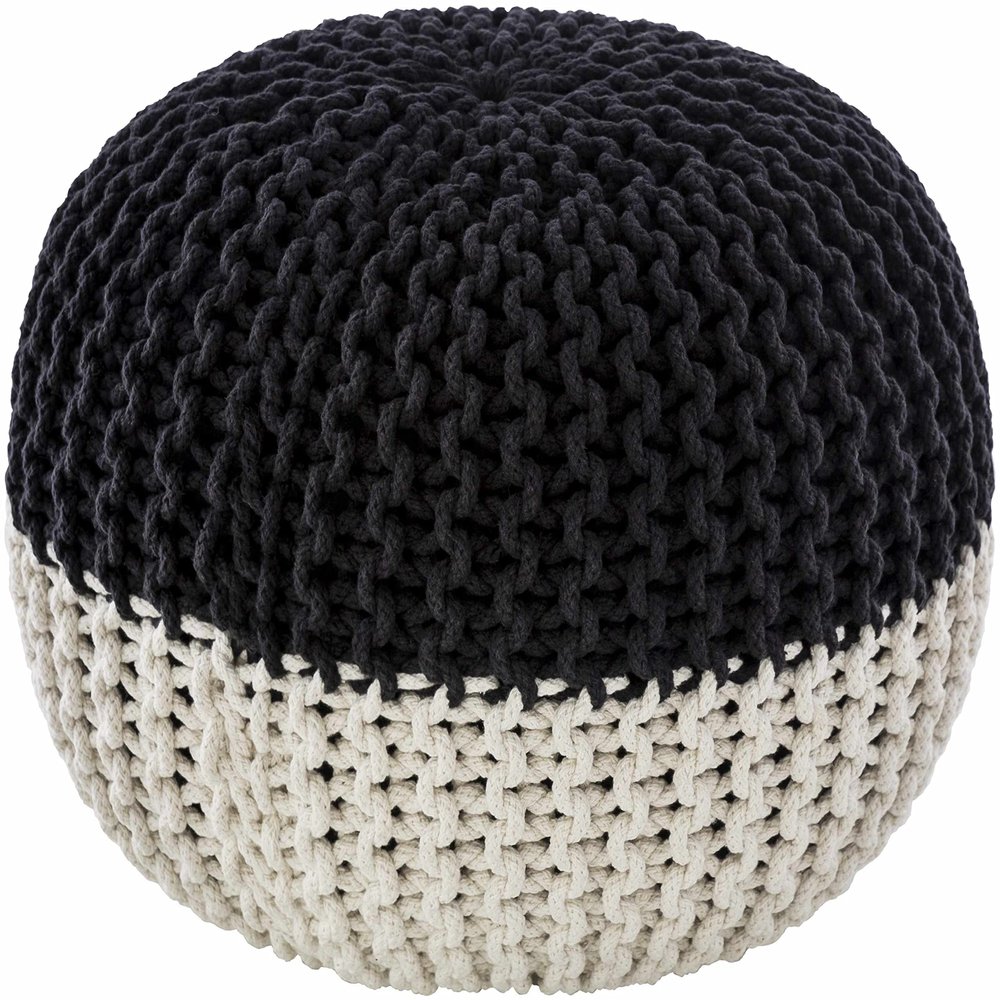 Hauteloom Dothan 20" x 20" x 14" Pouf