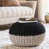 Hauteloom Dothan 20" x 20" x 14" Pouf view 2
