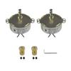 CHANCS 2PCS Synchronous Motor TYC-50 110V Turntable Motor 5-6RPM with 7mm Flexible Coupling Connector Electric Motor Turntable Gear Box for Cup Turner Hand-Made view 1