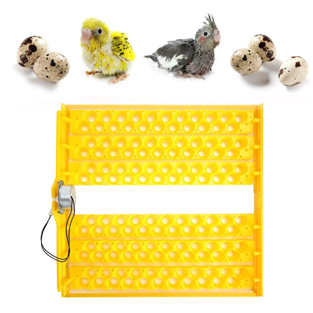 Automatic Egg Incubator Turning Tray, 132PCS Eggs Automatic Egg Turner Turning Tray for Automatic Egg Incubator Tray Incubation Accessory(110V)