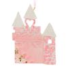 3D Castle Ornaments for Kids 2025 - Watercolor Castle Christmas Ornament for Girls Personalized Christmas Ornaments for Kids Pink Gifts for Girls Toddler Ornament for Xmas Tree Unique Keepsake view 2