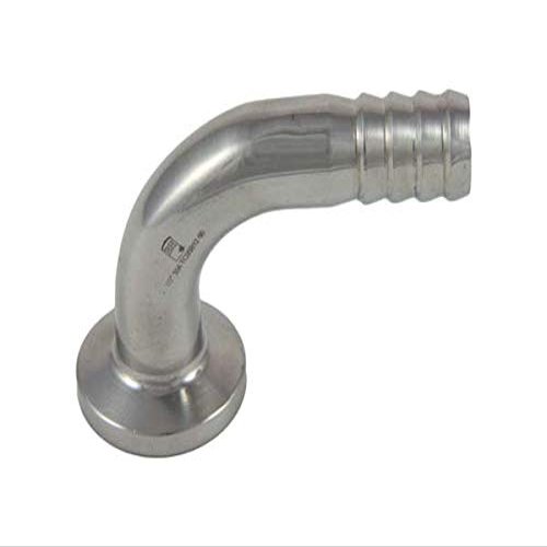 Brewers Hardware 3/4" Tri Clover Compatible X Hose Barb (3/4" Barb - 90 Bend)