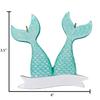 3D Personalized Our First Christmas Ornament 2025 | Custom Mermaid Tails Couple Ornaments Blue Tail Couples Ornament 2025 Family of 2 Unique for a Couple Ornaments Couples Unique Gifts view 3
