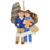 3D Personalized Our First Christmas Ornament 2025 | Traveller Couple Ornaments Vacation in New York Couples Ornament 2025 Family of 2 Unique for a Couple Ornaments Couples Unique Gifts view 2