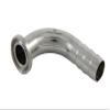 Brewers Hardware 3/4" Tri Clover Compatible X Hose Barb (5/8" Barb - 90 Bend) view 1