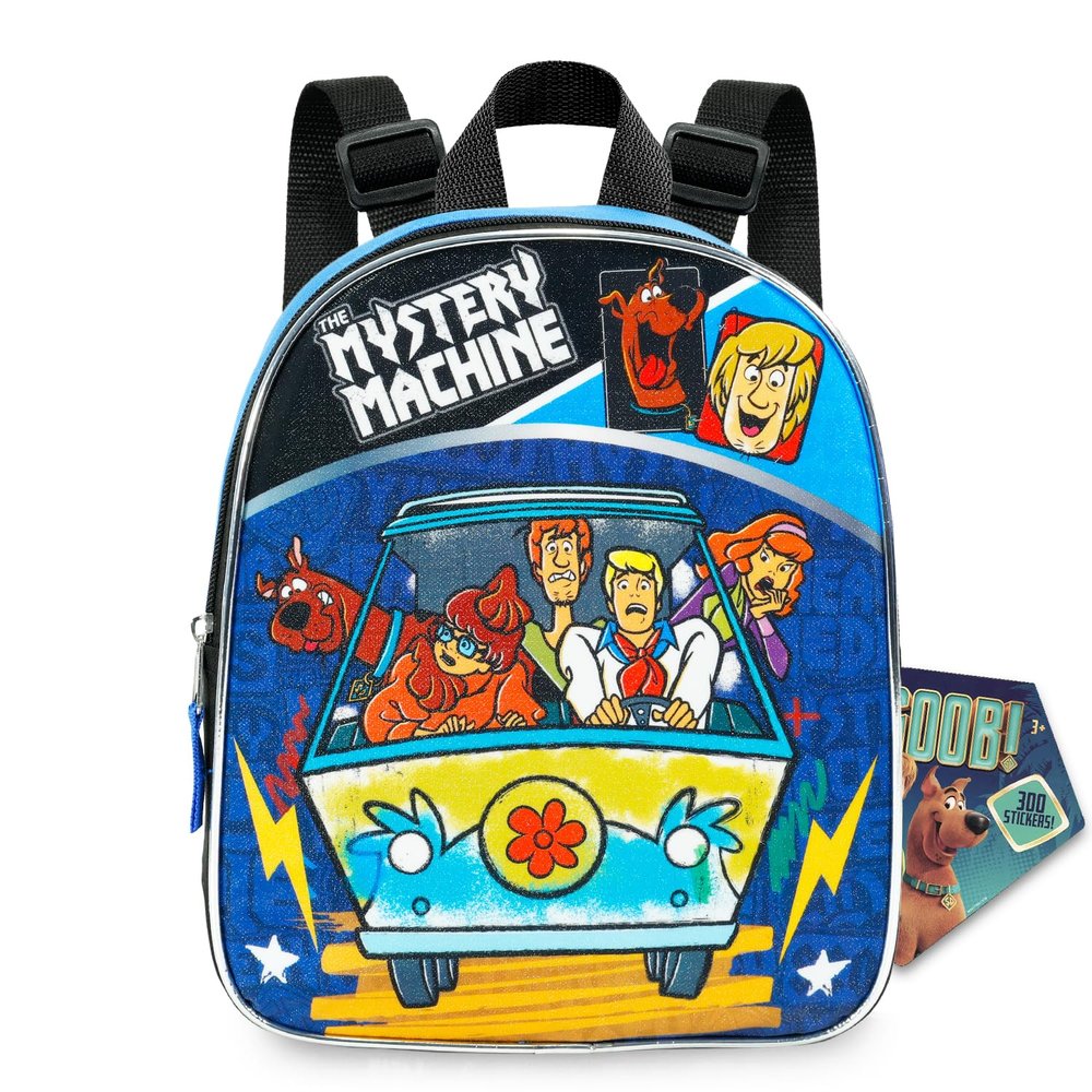 Scooby Doo Mini Backpack for Kids Bundle - 11in w/Adjustable Straps