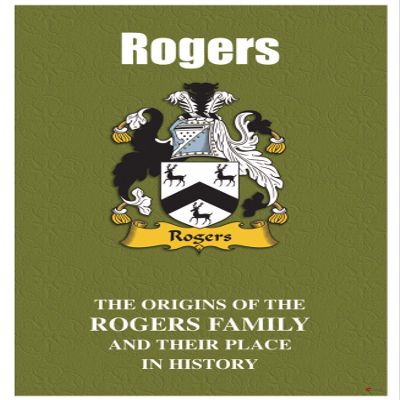 I LUV LTD Rogers English Family Surname History Booklet with Brief Historical Facts