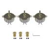 CHANCS 3PCS Synchron Motor Turntable Motor TYC-50 5-6RPM 110V 60HZ with 7mm Flexible Coupling Connector Electric Turntable Motor for Cup Turner,Cuptisserie Rotator view 1