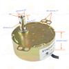 CHANCS 3PCS Synchron Motor Turntable Motor TYC-50 5-6RPM 110V 60HZ with 7mm Flexible Coupling Connector Electric Turntable Motor for Cup Turner,Cuptisserie Rotator view 4