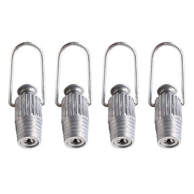 4pcs Aluminum Clothesline Tightener Lightweight Line Tightener for Laundry Tools Easy to Use with Fixed Lines Pulley Systems Household Supplies for Personalized Tautness