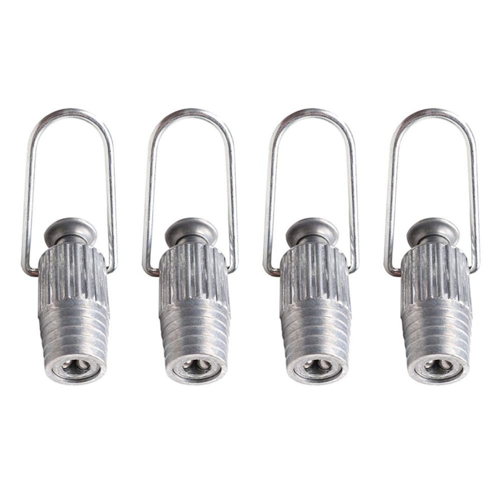 4pcs Aluminum Clothesline Tightener Lightweight Line Tightener for Laundry Tools Easy to Use with Fixed Lines Pulley Systems Household Supplies for Personalized Tautness