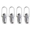 4pcs Aluminum Clothesline Tightener Lightweight Line Tightener for Laundry Tools Easy to Use with Fixed Lines Pulley Systems Household Supplies for Personalized Tautness view 1
