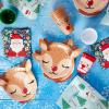 Sparkle and Bash 24 Pack Plastic Christmas Cups for Kids, 4 Xmas Designs - Table Decoration for Holiday Parties, 16 oz view 3