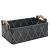 KWLET Small Baskets Fabric Bin Felt Empty Gift Basket Nursery Organizer for Makeup Cosmetics Underwear Socks Bra Collapsible Basket Home Decor view 1