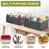 KWLET Small Baskets Fabric Bin Felt Empty Gift Basket Nursery Organizer for Makeup Cosmetics Underwear Socks Bra Collapsible Basket Home Decor view 3
