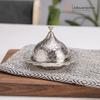 Alisveristime Handmade Turkish Tea Water Zamzam Serving Set Glasses Saucer, Tray and Spoon (Silver) view 3