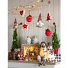 Cypress Home Beautiful Christmas Holiday Tree with Ornaments in Red Metal Pot Table Top Dcor, Set of 2-9 x 15 x 24 Inches Indoor/Outdoor Decoration for Homes, Yards and Gardens view 3