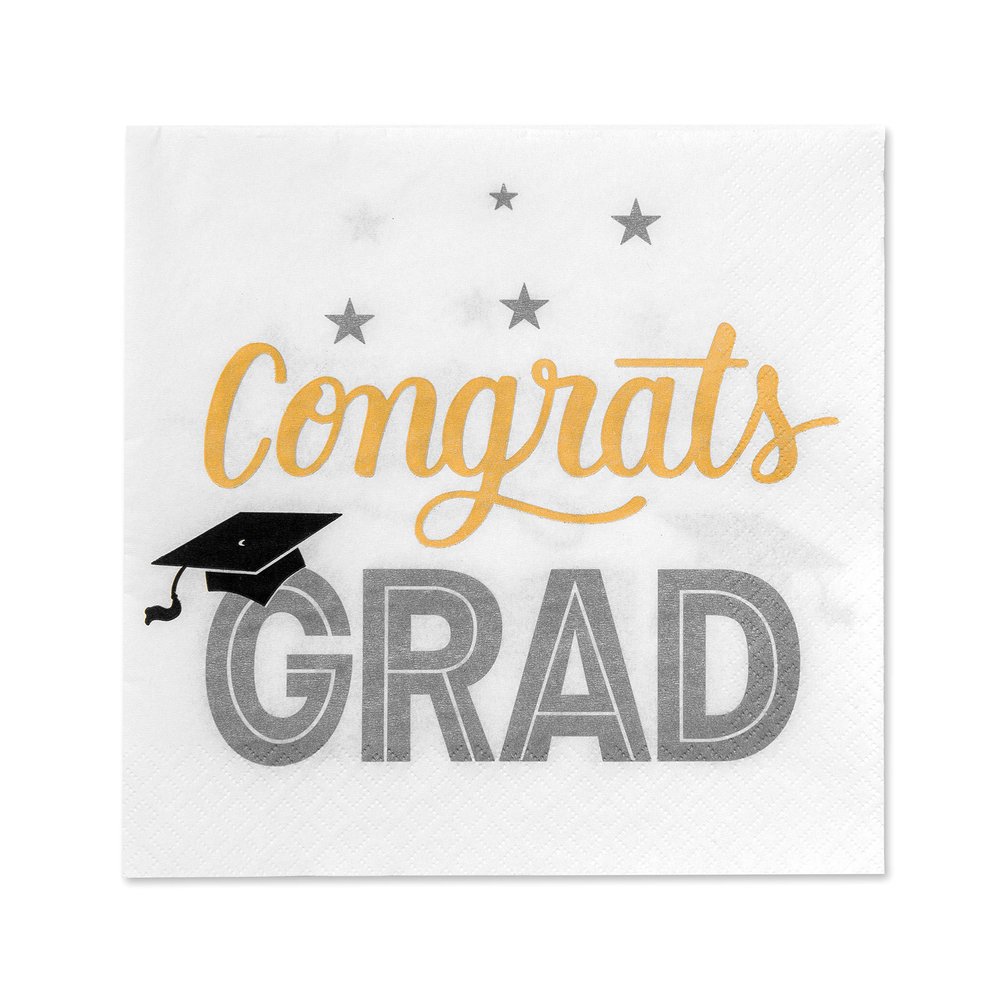 American Greetings Graduation Party Supplies, Paper Napkins (50-Count)