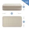 Simpli Comfy 18" Raised Twin Inflatable Air Mattress with Built-in AC Pump, Fast Self-Inflating Blow Up Air Bed with Waterproof Top for Home, Travel, Camping 75 x 40 x 18" view 2