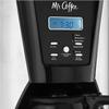 Mr. Coffee BVMCMJX41NWF 12-Cup Pot Programmable Brewer Auto-Shutoff Coffee Maker Machine with Grab-A-Cup Brew Pause Function, Timer, and Cycle-Finish Chime in Black/Silver view 2