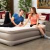 Simpli Comfy Inflatable 18 Queen Air Mattress with Built in Pump Self Inflating Blow Up Durable Heavy Duty Stay Firm Comfortable Air Bed Elevated for Home Guest Travel Relocate Camping view 2