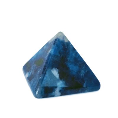 Crystal Pyramid of Natural Blue Sodalite Chakra Healing Stone, 1.5 inch