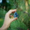 Crystal Pyramid of Natural Blue Sodalite Chakra Healing Stone, 1.5 inch view 4