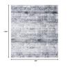 SAFAVIEH Area Rug 8x10 - Amelia Collection - Large - Grey & Ivory, Modern Design, Non-Shedding & Easy Cleaning, Ideal for Living Room, Bedroom, Office, Dining Space (ALA761F) view 2