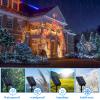 ANJAYLIA Solar Outdoor Rope Lights, 66FT 200 LED Solar Powered Rope Lights Outdoor, 8 Modes Timer Remote String Light Rope Solar Lights Outdoor Waterproof for Garden Decor, White view 3