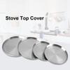 Sonew 4pcs Stainless Steel Stove Top Cover Kitchen Stove Top Covers Reusable Stove Tools view 4