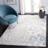 SAFAVIEH Area Rug 8x10 - Adirondack Collection - Large - Ivory & Blue, Floral Glam Damask Design, Non-Shedding & Easy Cleaning, Ideal for Living Room, Bedroom, Office, Dining Space (ADR114M) view 1