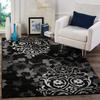SAFAVIEH Area Rug 8x10 - Adirondack Collection - Large - Ivory & Green, Floral Glam Damask Design, Non-Shedding & Easy Cleaning, Ideal for Living Room, Bedroom, Office, Dining Space (ADR114Y) view 3